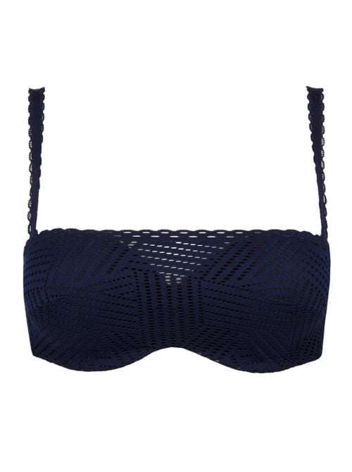 Tressage Graphic bandeau coque bra, tressage marine ANTIGEL