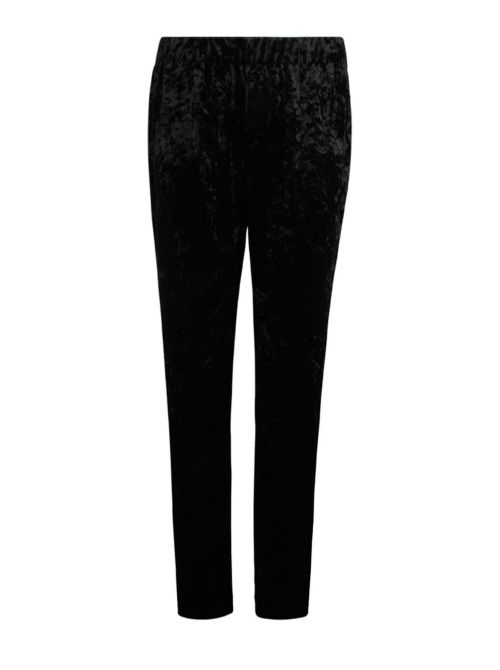 Antigel Velours en Fête velvet trousers, black