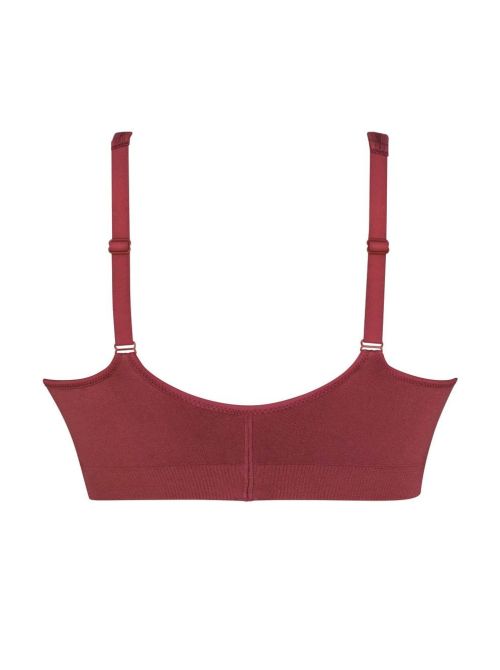 Lynn prosthetic bra with front closure, rose wine