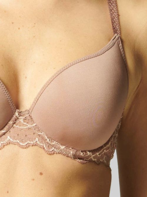 Caresse Reggiseno con ferretto, brun coco