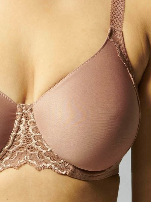 Caresse Reggiseno minimizer con ferretto, brun coco