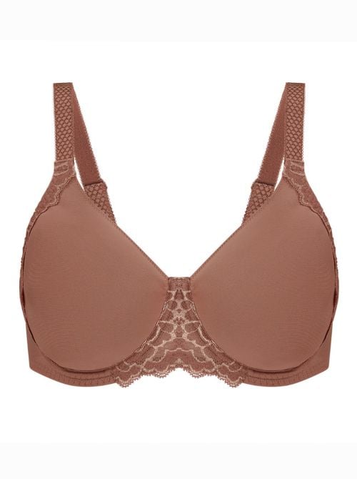 Caresse Reggiseno minimizer con ferretto, brun coco