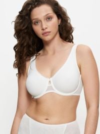 Wild Rose Minimizer underwired bra, silk white