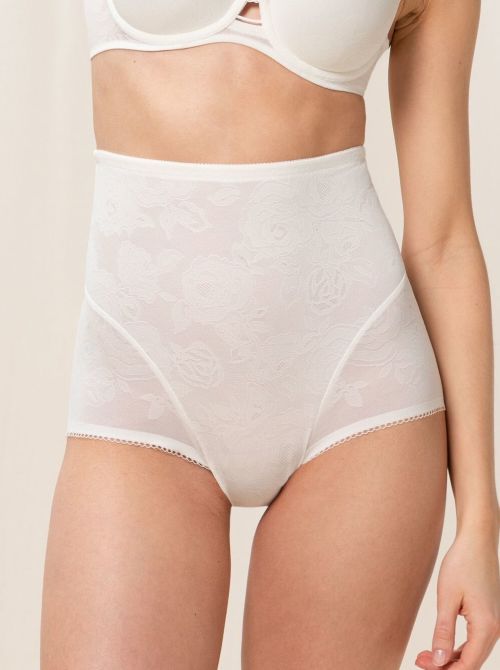 Wild Rose Sensation Shaping girdle, silk white TRIUMPH