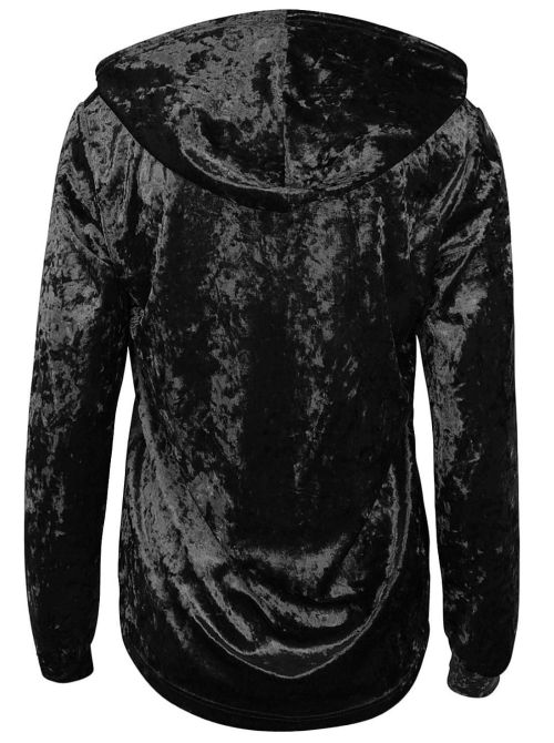 Antigel Velours en Fête hooded sweatshirt, nero