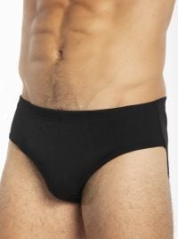 Isle - Slip Medio in Doppia Maglia, nero