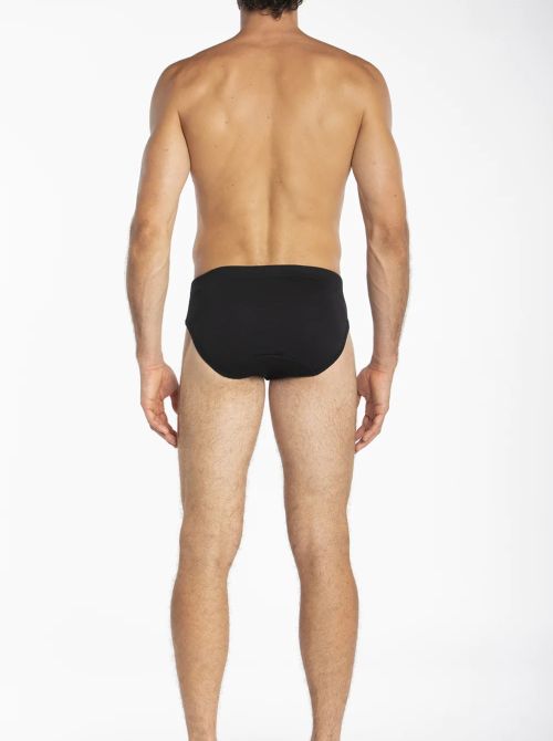 Isle - Slip Medio in Doppia Maglia, nero