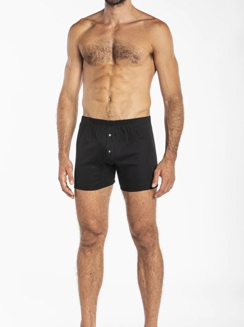 Ivre - Boxer in Doppia Maglia, nero