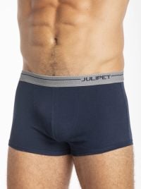 Issyk - Boxer Parigamba in Cotone Elasticizzato, blu