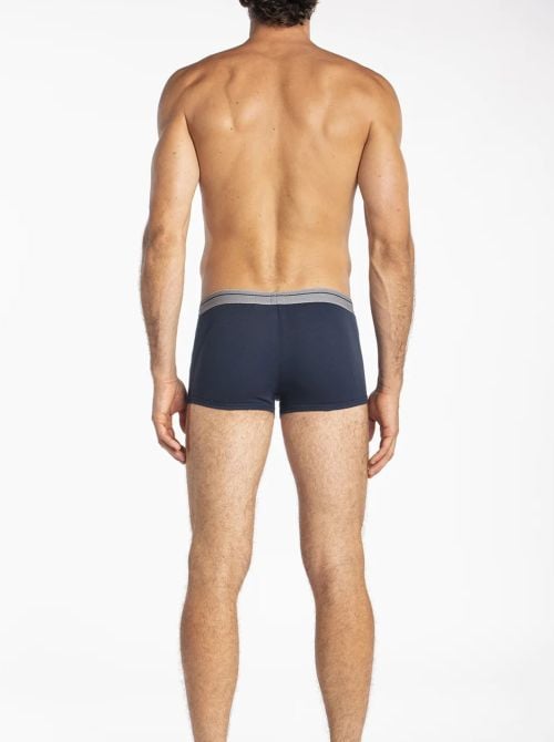 Issyk - Boxer Parigamba in Cotone Elasticizzato, blu