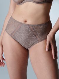 Comete High-waist brief, marron glace