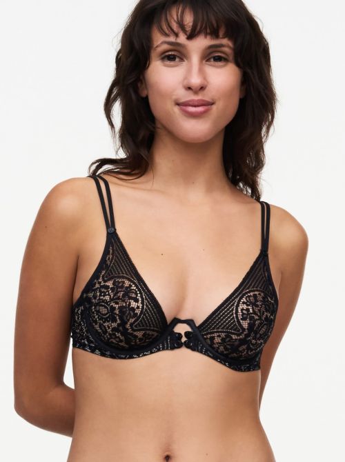 CHANTELLE X Singular reggiseno con ferretto, nero CHANTELLE