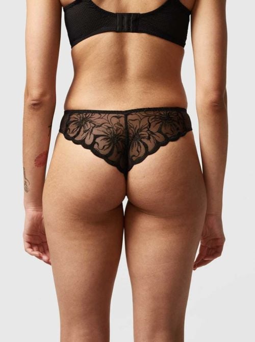 Fleurs tanga, nero