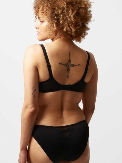 Fleurs Reggiseno preformato nero