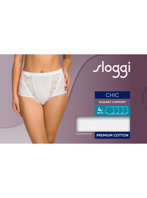 Chic Maxi 4 briefs, white