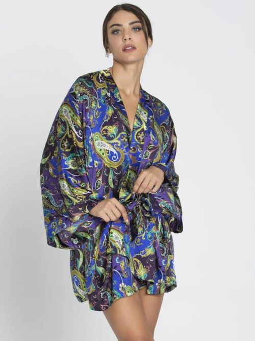 Dentelle Cashmer kimono in seta LISE CHARMEL