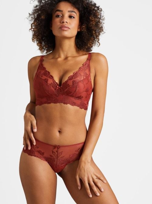 Softessence Bralette Triangle bra ,  terracotta AUBADE