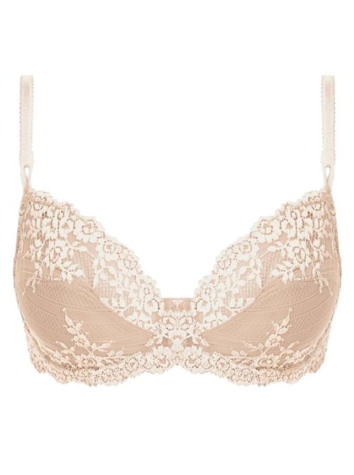 Embrace Lace underwire bra, naturally nude