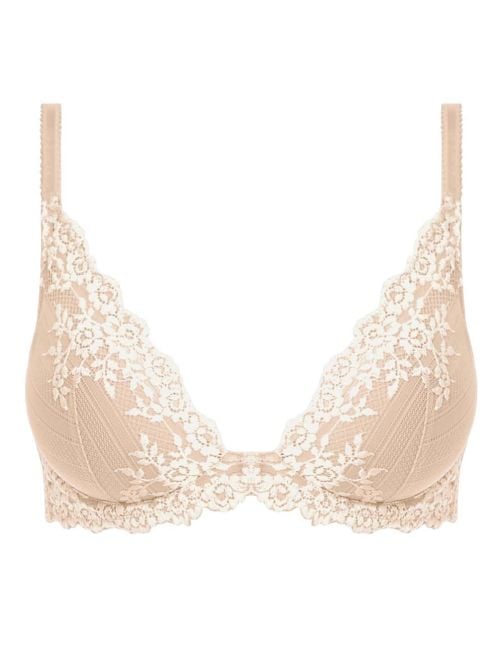 Embrace Lace reggiseno scollo profondo, naturally nude