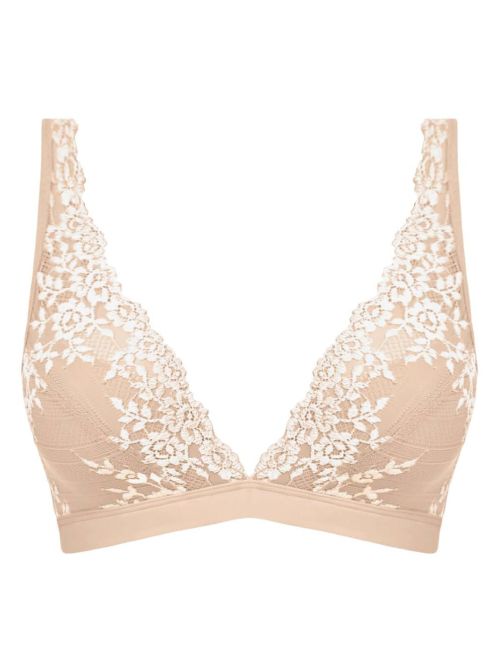 Embrace Lace moulded bra, naturally nude