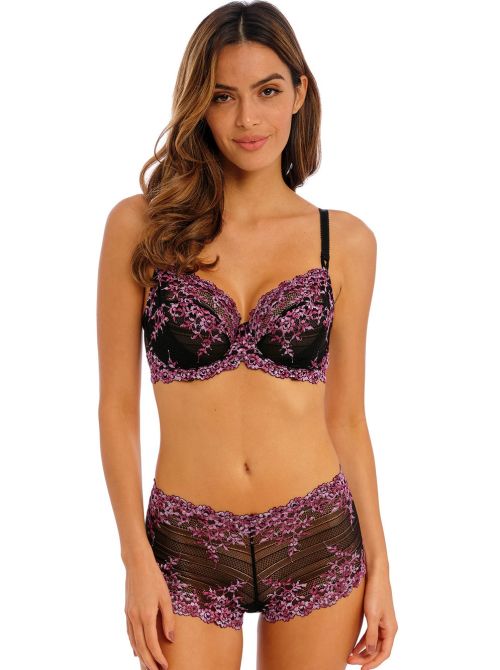 Embrace Lace reggiseno con ferretto, black and berry WACOAL