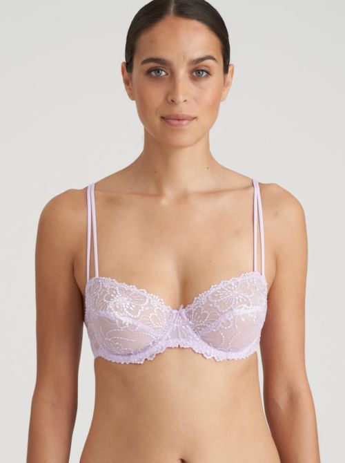 Jane Balconette bra with underwire, lavanda