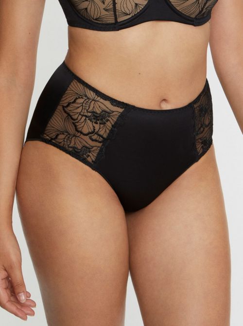 Flora slip a vita alta , nero MAISONLEJABY