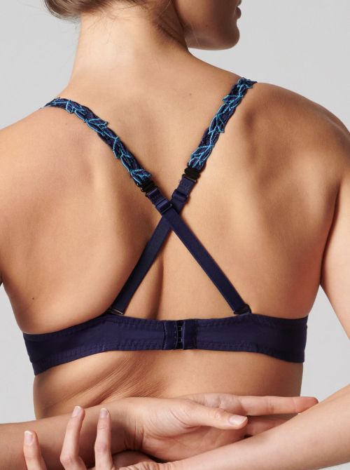 Andora Padded bra with Multiposition straps, blue