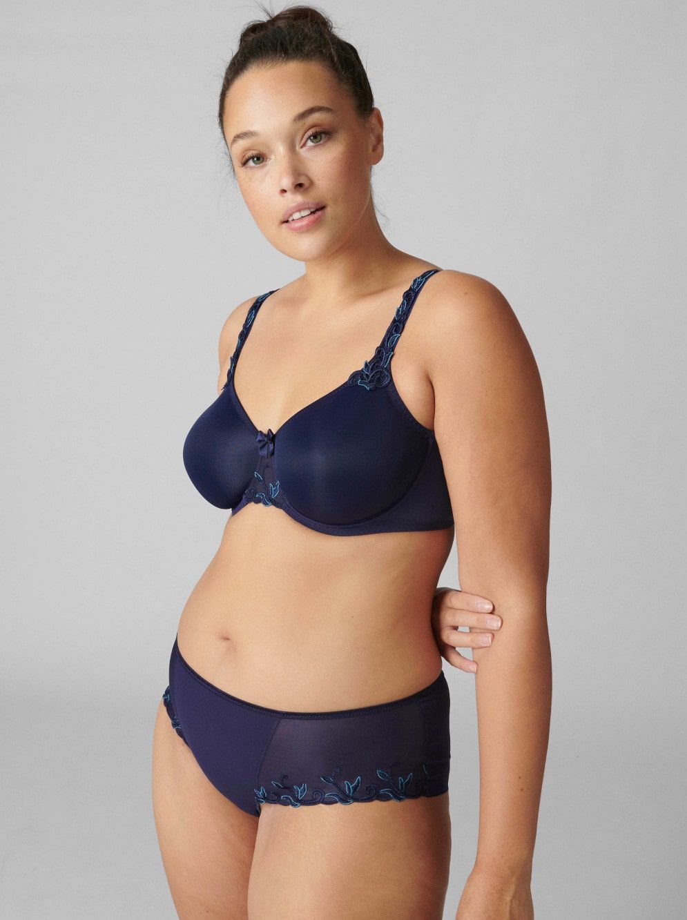 Dorina Scandale – Reggiseno Donna In Pizzo, Colore Blu Parisien, Taglia 80E – Comfort E Fascino Senza Tempo