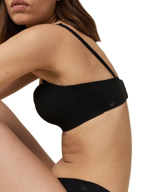 Flex Smart DP bandeau non-wired bra, black