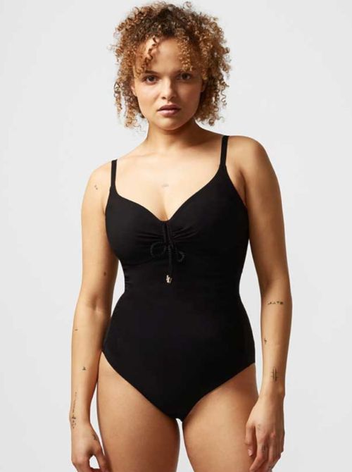 Inspire one piece swimsuit, black CHANTELLE