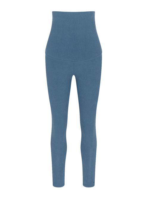 Leggings in viscosa, azzurro