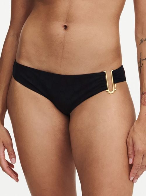 Glow bikini briefs, black