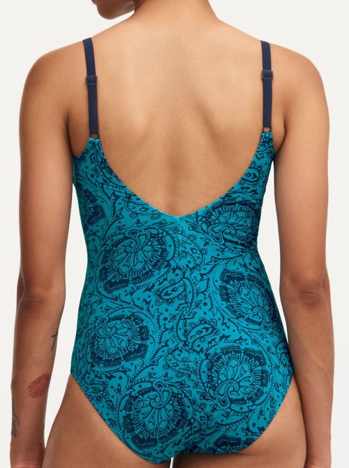 Flowers swimsuit, pattern