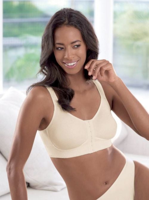 5322X Salvia Reggiseno per protesi con apertura frontale, crema ANITA CARE