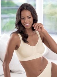 5322X Salvia Reggiseno per protesi con apertura frontale, crema