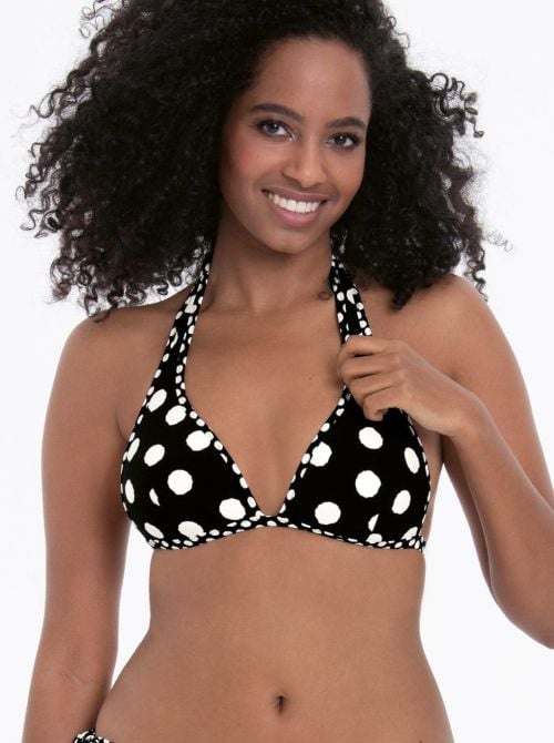 Mina reggiseno per bikini reversibile pois