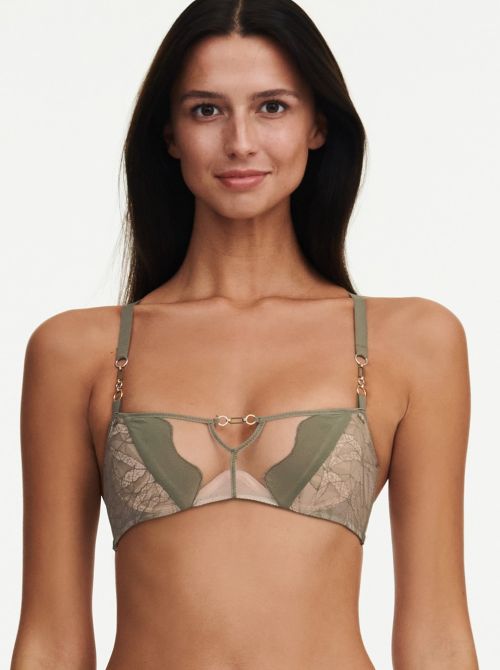CHANTELLE X Spark reggiseno a fascia con ferretto,verde CHANTELLE