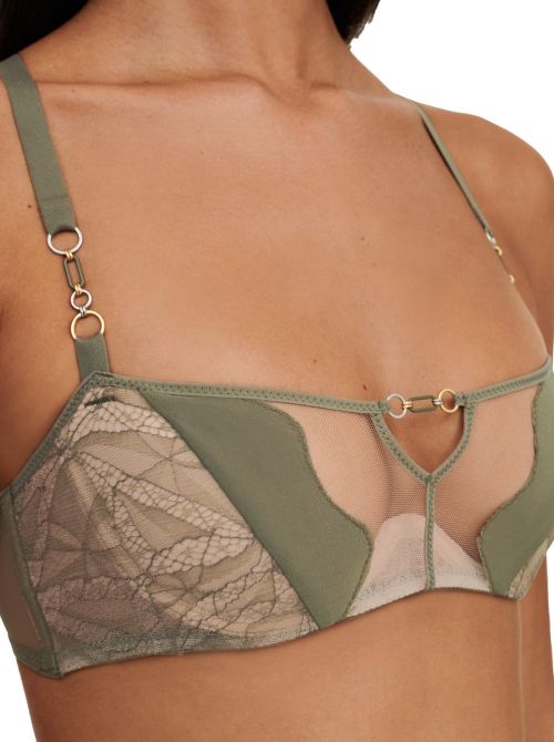 CHANTELLE X Spark reggiseno a fascia con ferretto,verde CHANTELLE
