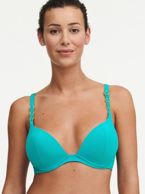 Emblem push up per bikini, turchese CHANTELLE