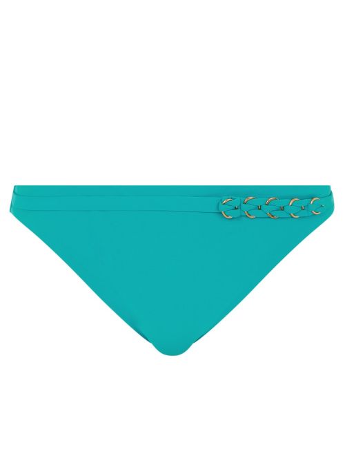 Emblem slip per bikini, turchese