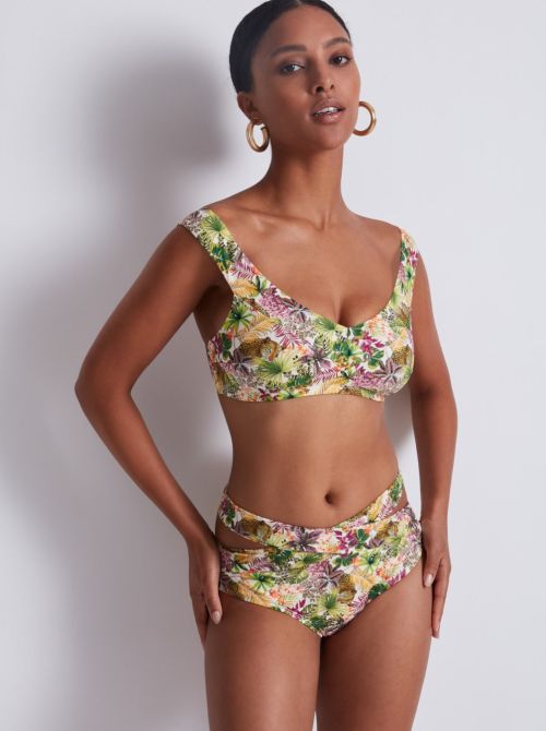 Exotic Fever bikini brassiere, tropical light AUBADE BEACHWEAR