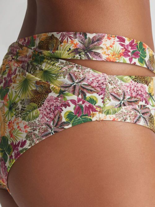 Exotic Fever bikini briefs, tropical light AUBADE BEACHWEAR