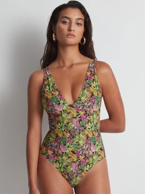 Exotic Fever bodysuit, deep forest AUBADE BEACHWEAR