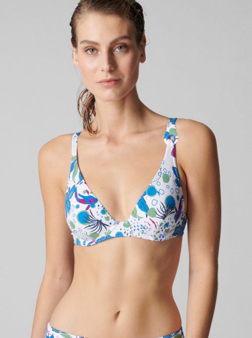 Neroli triangolo con ferretto, blanc littoral SIMONE PERELE BEACHWEAR