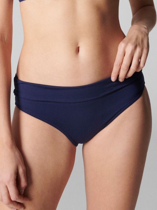 Calysta bikini briefs, blue SIMONE PERELE BEACHWEAR