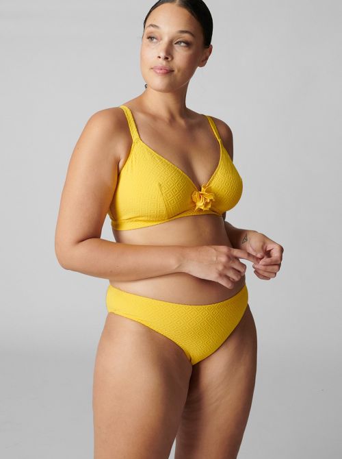 Dune bikini briefs, yellow