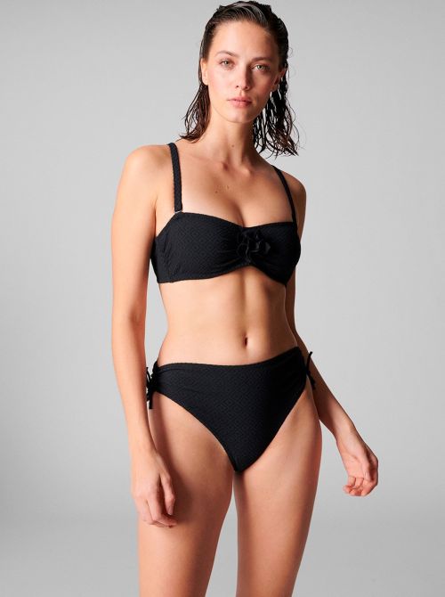 Dune bikini briefs, black SIMONE PERELE BEACHWEAR