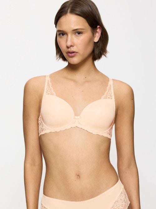 Amourette Spotlight Whp wired padded bra, natural