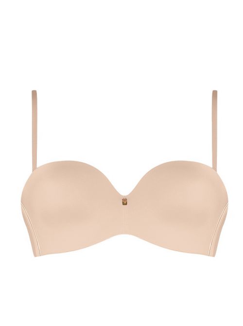 Body Make-Up Essentials WDP balcony bra with removable straps, nude